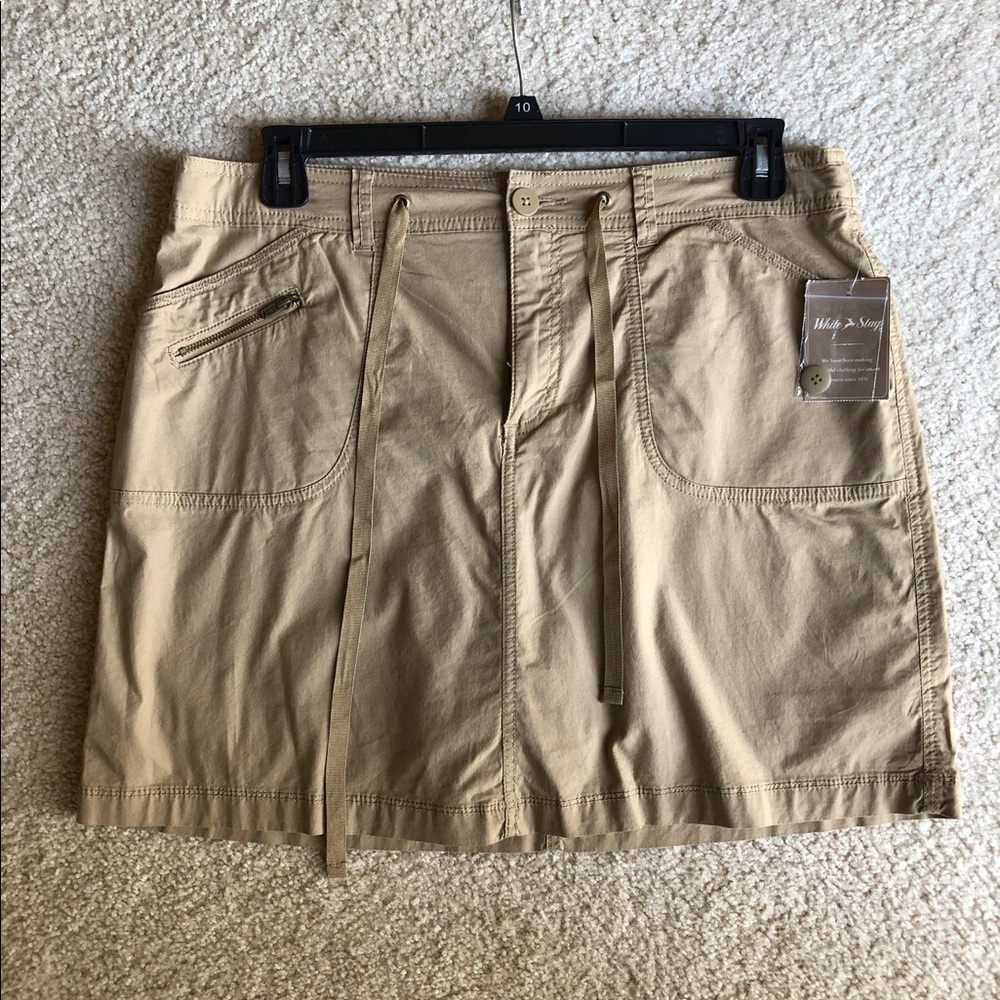 White Stag cotton blend skort